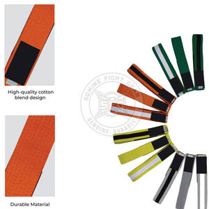 Cinturones de Karate Ligeros para Artes Marciales, Suministro Profesional de Fábrica, Diseño Personalizado - Product Image 5