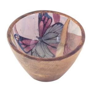 Bol en bois émaillé personnalisé en gros, écologique, petit bol de service pour collations et fruits, fabricant de bois naturel de qualité supérieure - Product Image 2