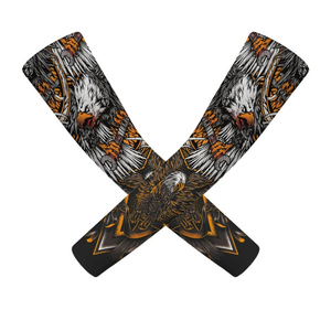 Manchons de bras en nylon/spandex pour cyclisme, à séchage rapide, écologiques, respirants, rafraîchissants, anti-UV, à sublimation intégrale et compression - Product Image 2