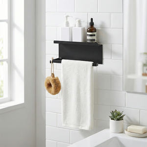 Wholesale Strong Magnetic Removable Towel Bars Taiwan Household Storage Manufacturer's Rubber Magnet Sheet <b>Heater</b> for <b>Bathroom</b> - Product Image 1