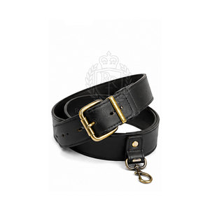 Ceinture en cuir Sam Browne avec boucle classique, ajustement réglable et finition soignée pour vêtements et événements formels - Product Image 5
