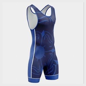Traje de Lucha Deportivo de Una Pieza, Hecho en Fábrica, Cómodo, Sublimado, de Alta Calidad, con Logotipo Personalizado - Product Image 6