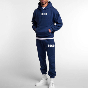 Survêtements à capuche légers en laine/polyester pour hommes, vêtements de jogging, de course et d'entraînement personnalisés OEM, décontractés pour l'hiver - Product Image 1