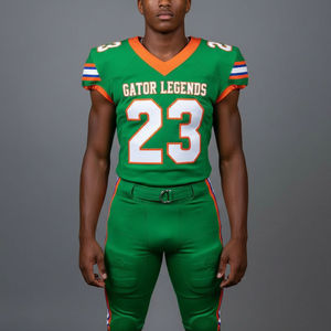 2026 Customizable Short Sleeve Breathable Mesh <b>Material</b> Men's Adult Size American Football Uniform Full Custom Printing Designed - Product Image 3