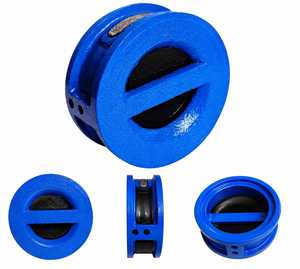 Válvula de Retención Manual de Doble Placa de Acero Inoxidable para Agua a Alta Presión, Personalizable OEM, 1 Año de Garantía - Product Image 1
