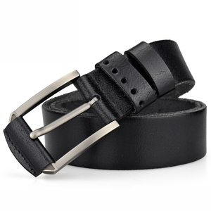 Cinturón de Cuero Genuino Personalizado OEM – Hebilla de Aleación Resistente, Correa de Cintura Casual y Moderna para Boutique y Venta al por Menor - Product Image 4