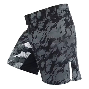 Shorts de combat personnalisés à étiquette privée, impression numérique, unisexe, pour adultes, shorts de combat MMA de haute qualité, séchage rapide, légers - Product Image 1