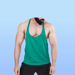 Custom Wholesale <b>Mens</b> Summer Cotton Tank Top Breathable Crew Neck Sleeveless <b>Base</b> <b>Layer</b> Gym & Fitness Vest - Product Image 4
