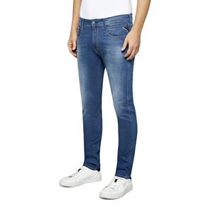High Quality Men's Vintage Ripped Loose Fit Denim <b>Jeans</b> with Comfortable Cotton for Fashion and Everyday Wear - Product Image 3