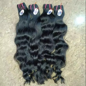 Cabello Humano Indio Virgen al Por Mayor para Trenzas, Sin Trama, Precio de Fábrica, Directo del Fabricante en India - Product Image 1
