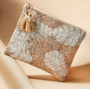 Party Wear Women Girls Embroidery Purse Hand Made Product Embroidered Coin Pouches Wholesale Prices New Design <b>Beaded</b> Coin Pouch - Product Image 4