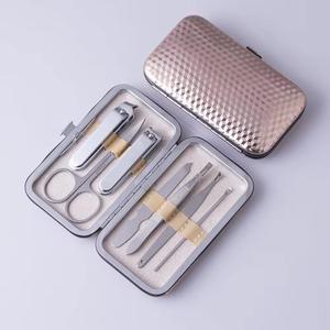 Luxurious Stainless Steel 7 in 1 <b>Nail</b> Kit Portable Manicure <b>Set</b> with Case for Adults - Product Image 5