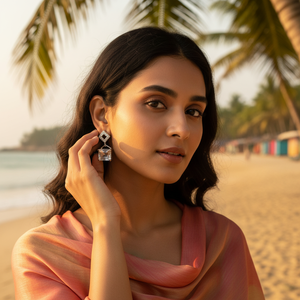 Pendientes de Plata con Circonita Cúbica de Diseño 2026, Joyería Elegante y Deslumbrante para Mujeres y Niñas - Product Image 5