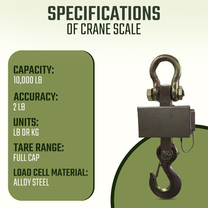 Báscula para grúa de 10.000 lb (intrínsecamente segura), de la que se puede ver más grande - Product Image 4