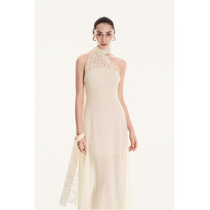 Nuevos Artículos de Tendencia, Vestidos Casuales Elegantes, VESTIDO ELEGANTE DE ENCAJE CORINNE, Todas las Temporadas, Soporte ODM, Vestido Casual para Mujer con Corte que Estiliza la Figura - Product Image 3