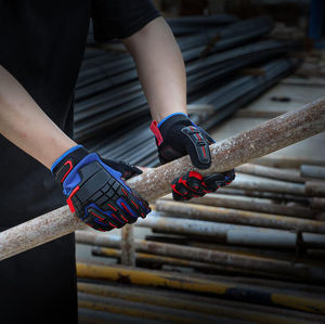 Gants de sécurité industriels TRP Impact, qualité professionnelle, protection anti-choc des phalanges, gants de travail robustes pour mécaniciens et travaux de construction - Product Image 1