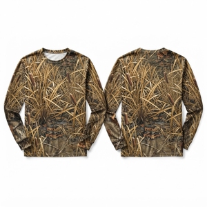 Chemise de chasse à manches longues pour homme Stalwart Impex, camouflage, toile imperméable, coupe-vent, respirante, anti-UV, polyester, coton - Product Image 6