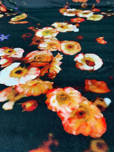 Tela estampada de terciopelo ligero y elegante para niños, vestidos, cortinas, tapicería, estilo acanalado, bolsas, cubre vaqueros en varios colores - Product Image 5