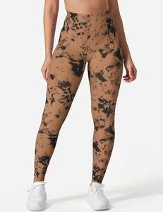 Leggings de yoga personnalisés avec logo, leggings de sport push-up, taille élastique, tricotés, respirants, séchage rapide, leggings de fitness - Product Image 2