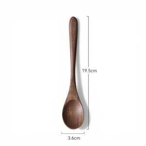 WOQI 6-Piece Wooden Rice Serving Spoon Set Heat Resistant Dishwasher & <b>Microwave</b> Safe Kitchen Utensil Protects Pans - Product Image 2