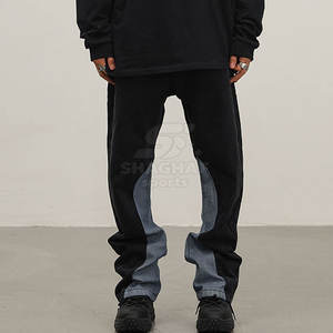 กางเกงยีนส์ผ้าพรีเมียมทรงสลิมสำหรับแฟชั่นสตรีทสุดเทรนดี้ สัมผัสนุ่มสบาย กางเกงผู้ชายแบบวอช - Product Image 2