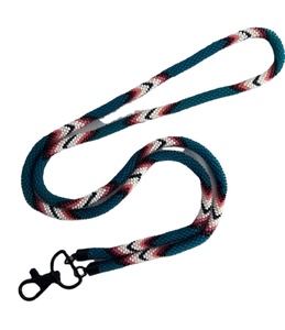 Llavero de Cordón Personalizable Ajustable, Hecho a Mano, de Lujo, de Alta Calidad, con Cuentas, Duradero, Moderno - Product Image 3