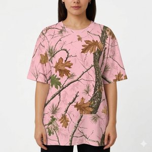 T-shirt ample à imprimé léopard pour femme, col rond, manches mi-longues, style décontracté, idéal pour le printemps - Product Image 6