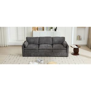 Divano Cloud a 3 Posti Imbottito da 89 Pollici, Oversize e Confortevole con Doppio Cuscino e Morbidi Cuscini per il Soggiorno - Product Image 6