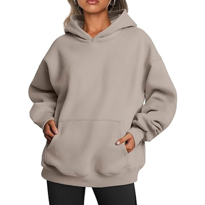 Sudaderas Extra Grandes para Mujer, Más Vendidas a Bajo Precio, Estilo Casual de Invierno, Tacto Suave, Color y Tela Personalizables, Servicio OEM de Alta Calidad - Product Image 1