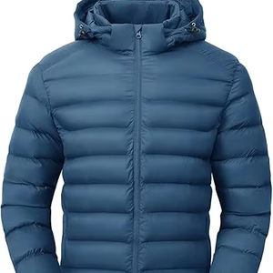 Vêtements à bulles surdimensionnés grande taille bouffants épais et chauds pour hommes avec logo personnalisé blouson à bulles/blouson aviateur - Product Image 1