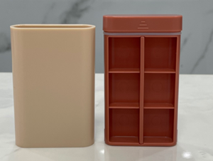 6-Compartment Weekly Pill Organizer Plastic Model UP-10C - Product Image 1