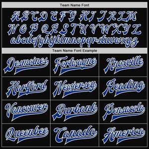 Custom Varsity <b>Jacket</b> Navy Blue <b>Grey</b> and Royal Blue Black Letterman <b>Jacket</b> Personalized Embroidery High School Bomber <b>Jacket</b> - Product Image 6