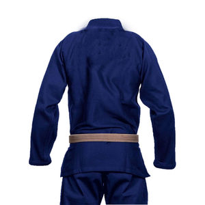 Blue BJJ Kimono 100% Cotton Breathable Unisex Adult Martial Arts Wear Customized Fit Plain Dyed Lightweight Digital Print 100g - Product Image 5