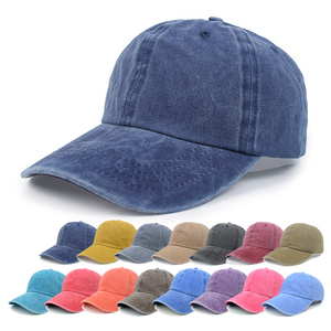 Gorras de Béisbol de Algodón Twill Vintage de Alta Calidad al por Mayor, con Logotipo Bordado Personalizado, Lavado Ácido, Estilo Desgastado, JFB3 - Product Image 2