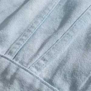 OEM Service Latest Style Plain Dyed High Quality Front Logo Winter Wear Men's <b>Denim</b> <b>Jackets</b> Solid Color <b>Custom</b> - Product Image 6