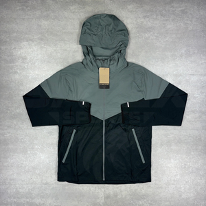 Nuevo conjunto deportivo de nailon de 2 piezas, cortavientos reflectante, estilo oversized, para hombre. - Product Image 6
