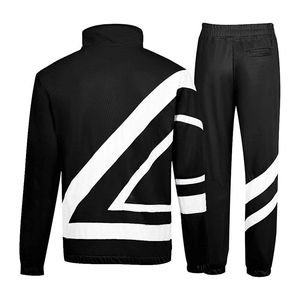 ชุดวอร์มแขนยาวแบบซิปเต็มตัวสำหรับผู้ชาย เหมาะสำหรับวิ่งและเล่นกีฬา ขายส่ง ชุดวอร์มผู้ชายสไตล์ใหม่ คุณภาพสูง รับสั่งทำ - Product Image 6