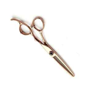 Ciseaux de coiffure professionnels droitiers les plus tendance, à manche droit, pour effiler les cheveux - Product Image 2
