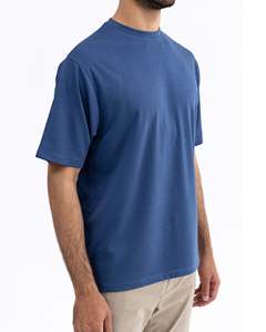 OEMODM Manufacturer Custom Color Material 100% Cotton Blank Unisex <b>T</b>-<b>shirt</b> Crew Neck Trend Oversize Men's <b>Heavy</b> <b>T</b> <b>Shirt</b> for Men - Product Image 2