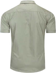 Camisa de Pesca Ligera de Manga Corta para Hombre, Secado Rápido, Transpirable, Protección UV, Ropa Deportiva para Exteriores, Proveedor al por Mayor - Product Image 2