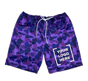 Shorts de bain et de surf personnalisables en gros, séchage rapide, antibactériens, écologiques, imperméables, avec cordon de serrage, pour hommes, vêtements de plage - Product Image 3