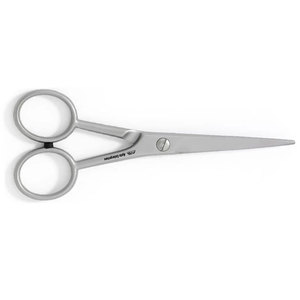 Hair Professional Soft Silver <b>Barber</b> Scissors with Secure Finger Rest German Steel <b>Blades</b> Sharp and Durable Bulk Supply - Product Image 4