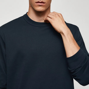 เสื้อสเวตเชิ้ตผู้ชายคลาสสิคสุดฮิต ผ้าฝ้าย 100% สีพื้นลำลอง แขนยาว สตรีทแวร์ พิมพ์ลายดิจิทัล สำหรับฤดูใบไม้ผลิ - Product Image 5