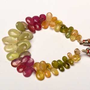 Cuentas de Jaspe Verde Azulado Natural, Corte Brillante, Piedras Preciosas Sueltas con Efecto de Cambio de Color, 100 Gramos para Fabricación de Joyería, Venta al Por Mayor - Product Image 2