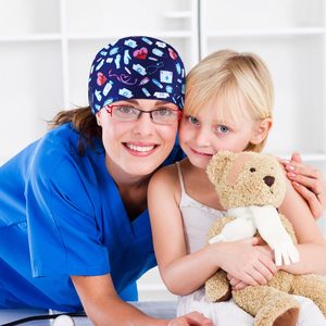 New Design Knitted Cotton Medical Scrub Caps Adjustable Elastic OEM Custom Logo Reusable Unisex Hospital Quick Dry Breathable - Product Image 3