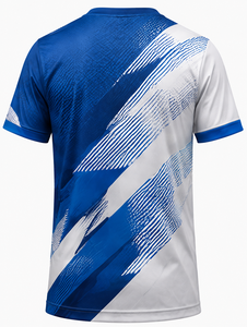Camiseta Deportiva de Manga Corta para Hombre, con Estampado Geométrico, de Secado Rápido, Cuello Redondo, Corte Regular, 100% Poliéster, Tejido de Punto, Impresión por Sublimación - Product Image 2