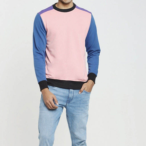 High Quality OEM Pullover Plain Dyed Blank Crewneck Cotton Custom Printed <b>Sweatshirt</b> For Men - Product Image 1