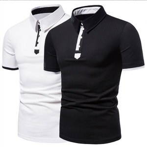 Nouvelle chemise d'été pour homme en tricot à séchage rapide, avec logo personnalisé, boutons métalliques, broderie de lettres, impression de haute qualité, manches courtes - Product Image 1
