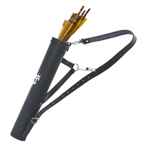 Custom Designed Logo Archery Leather Arrow Holder Practice and Outdoor Sports Leather Arrow Holder Bags - Product Image 2