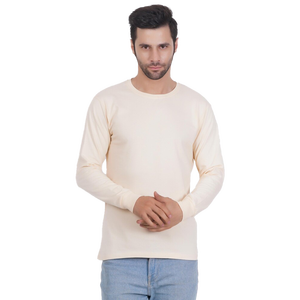 เสื้อยืดแขนยาวผู้ชายคลาสสิก ผ้าฝ้ายผสมใยไผ่ 260 กรัม พิมพ์ลายสกรีน คอกลม เป็นมิตรกับสิ่งแวดล้อม รับผลิตแบบ OEM - Product Image 1